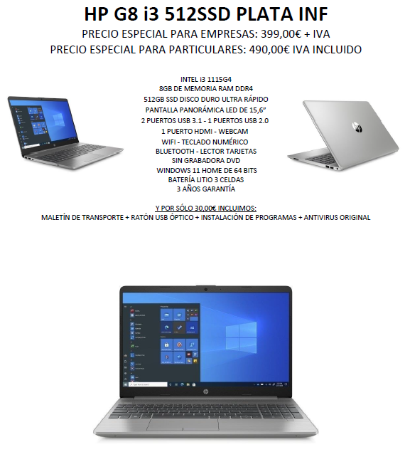 OFERTAS PORTÁTILES ENERO 2023
