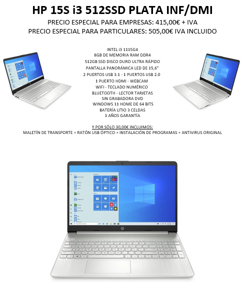 OFERTAS PORTÁTILES NAVIDAD 2022