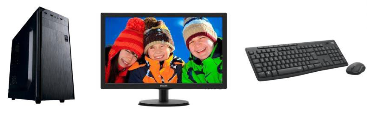 PC i7 BK + MONITOR 24”