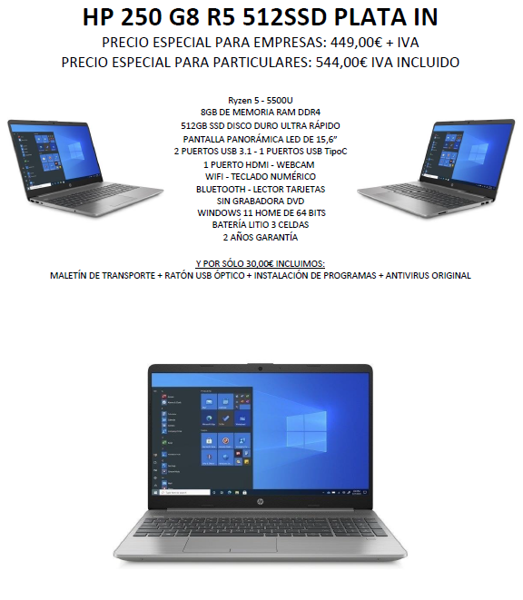 OFERTAS PORTÁTILES VERANO 2022